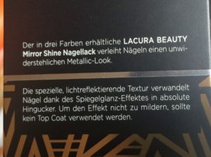 Lacura Beauty Nagellack bronze