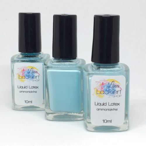 Liquid Latex Blau aus dem Lina Lackiert Shop